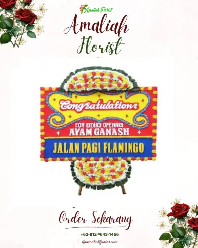 Bunga Papan Congratulation di Banjaragung